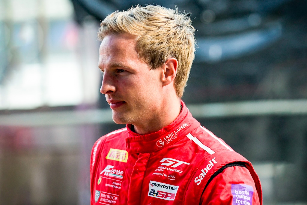Frederik Schandorff igen på podiet på Nürburgring.
(Foto: SRO Motorsports Group)
